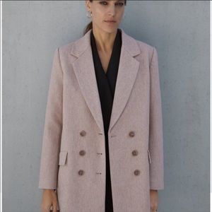 Double breasted button coat